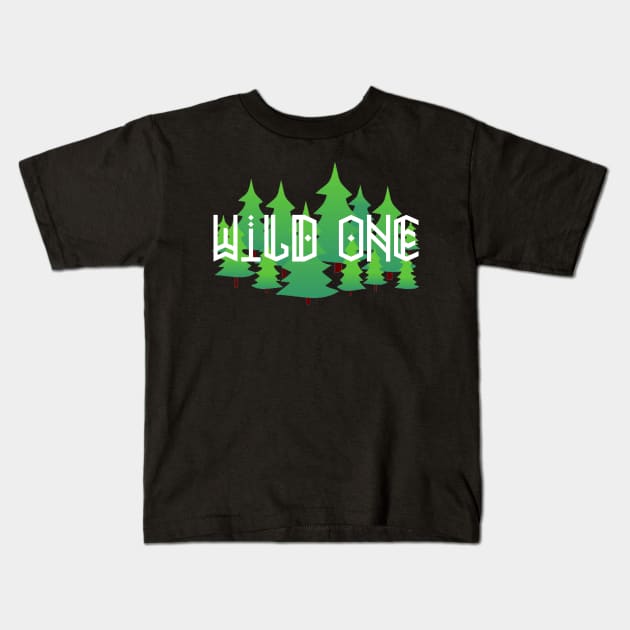 Wild One, 3 Kids T-Shirt by cheekymonkeysco